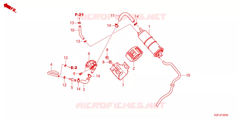 GAS RECYCLINGSYSTEEM Honda MOTO 125 MONKEY 2023  Z125MAN