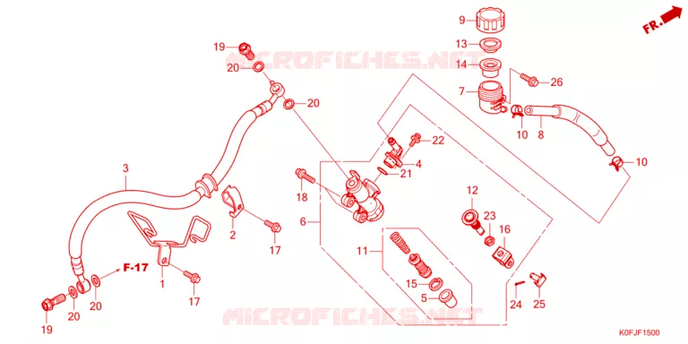 REMPOMP ACHTER Honda MOTO 125 MONKEY 2022  Z125MAN