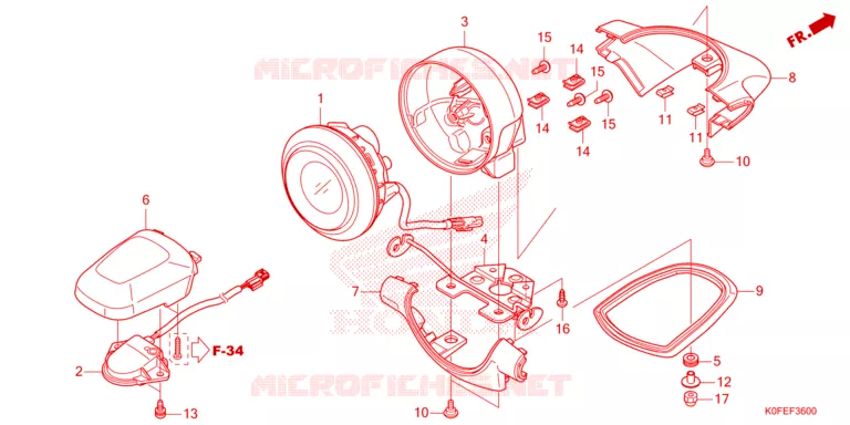 ACHTERLICHT Honda MOTO 125 MONKEY 2024  Z125MAR