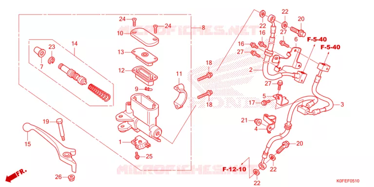 REMPOMP VOOR Honda MOTO 125 MONKEY 2024  Z125MAR