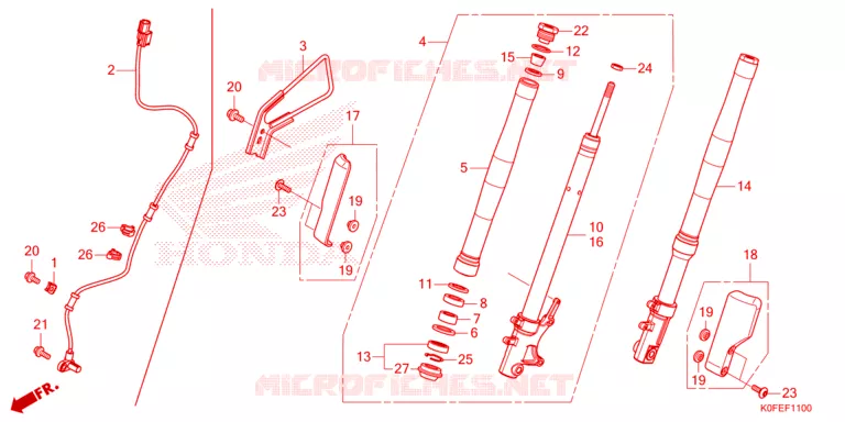 VOOR VORK Honda MOTO 125 MONKEY 2024  Z125MAR