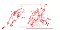 ACHTERSPATBORD  voor Honda CRF 110 2024