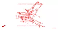 FRAME CHASSIS voor Honda CRF 110 2024
