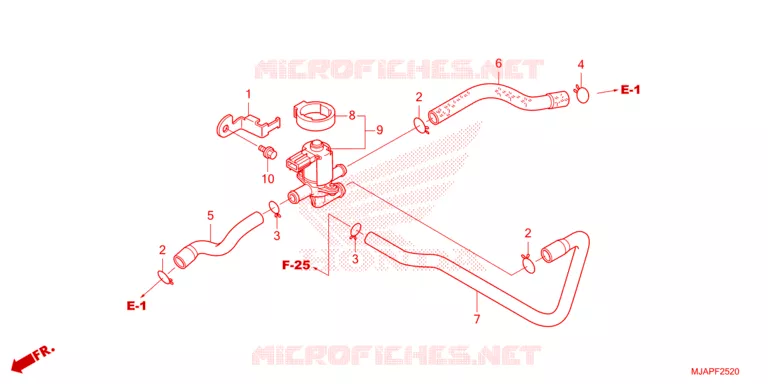REGELKLEP LUCHTINJECTIE Honda MOTO 750 SHADOW 2024  VT750CR