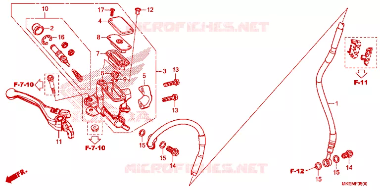 REMPOMP VOOR Honda MOTO 450 CRF 2024  CRF450XR