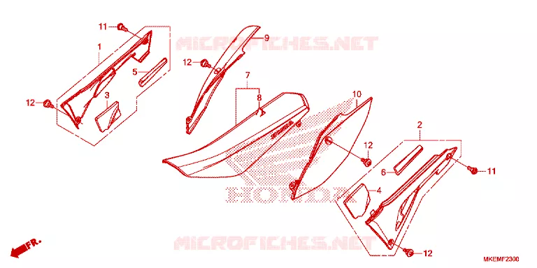 ZITTING - KAP  Honda MOTO 450 CRF 2024  CRF450XR