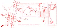 STUUR voor Honda TRX 250 FOURTRAX RECON MANUAL 2024