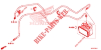 REM SLANG voor Honda CB 500 X ABS BLACK 2014