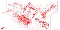 GASKLEP HUIS voor Honda CBR 500 R ABS BLACK 2014