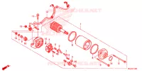 STARTMOTOR voor Honda CBR 500 R ABS BLACK 2014