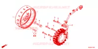 ALTERNATORE voor Honda CBR 500 R BLACK 2014