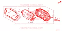 COMBINATIEMETER voor Honda CBR 500 R BLACK 2014