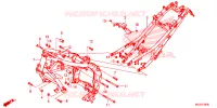 FRAME CHASSIS voor Honda CBR 500 R BLACK 2014