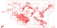 GASKLEP HUIS voor Honda CBR 500 R RED 2014