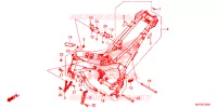 FRAME CHASSIS voor Honda CBR 650 F 2017