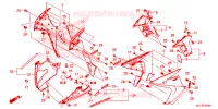 MIDDENKAP/ONDER KAP voor Honda CBR 650 F 2017