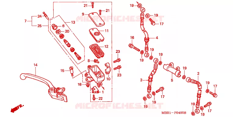 REMPOMP VOOR Honda MOTO 1300 CB 2000  CB1300FY