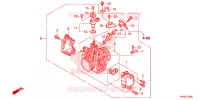 GASKLEP HUIS voor Honda FOURTRAX 420 RANCHER 4X4 Electric Shift 2013