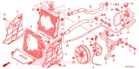 RADIATOR voor Honda FOURTRAX 420 RANCHER 4X4 Electric Shift 2013