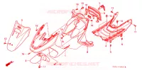 VOORKAP / BEENSCHERM voor Honda TACT 50 STAND-UP 1994