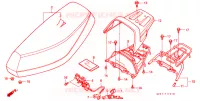 ZITTING/DRAGER voor Honda TACT 50 STAND-UP 1994