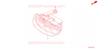 ACHTERLICHT voor Honda FOURTRAX 520 FOREMAN RUBICON 4X4 AT DCT EPS 2024