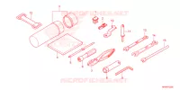 GEREEDSCHAP voor Honda FOURTRAX 520 FOREMAN RUBICON 4X4 AT DCT EPS 2024