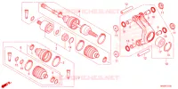 ACHTER KNOKKEL/ACHTER AANDRIJFAS voor Honda FOURTRAX 520 FOREMAN RUBICON 4X4 AT DCT EPS 2024