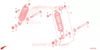 ACHTER SCHOKBREKER voor Honda FOURTRAX 520 FOREMAN RUBICON 4X4 AT DCT EPS 2024