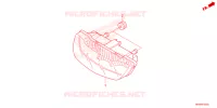 ACHTERLICHT voor Honda FOURTRAX 520 FOREMAN RUBICON 4X4 AT DCT EPS 2024