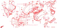 ACHTERSPATBORD  voor Honda FOURTRAX 520 FOREMAN RUBICON 4X4 AT DCT 2024