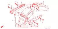 ACHTERSPATBORD  voor Honda VALKYRIE 1500 F6C 1998