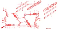 NOKKENAS/KLEP voor Honda VALKYRIE 1500 F6C 1998