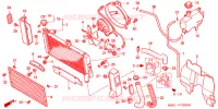 RADIATOR voor Honda VALKYRIE 1500 F6C 1998