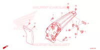 ACHTERSPATBORD  voor Honda CRF 125 F BIG WHEELS 2024