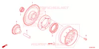 START KOPPELING voor Honda CRF 125 F BIG WHEELS 2024