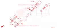 UITLAATDEMPER voor Honda CRF 125 F BIG WHEELS 2024