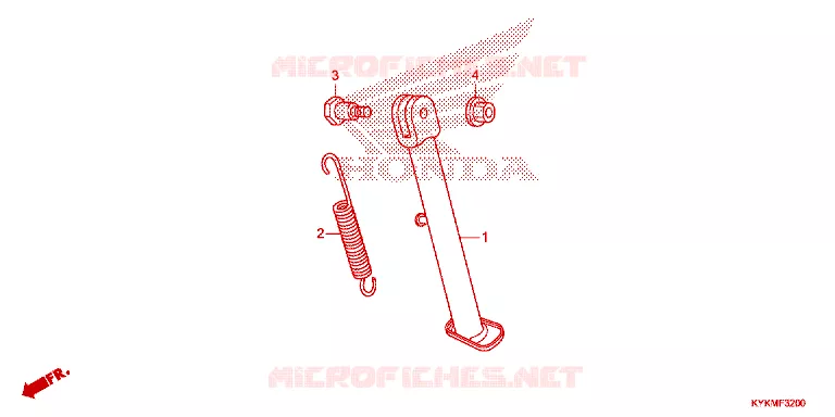 STANDAARD Honda MOTO 110 CRF 2024  CRF110FR