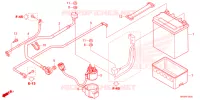 ACCU voor Honda FOURTRAX 520 FOREMAN 4X4 BASE 4CM 2024