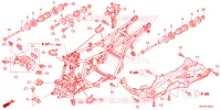 FRAME CHASSIS voor Honda FOURTRAX 520 FOREMAN 4X4 BASE 4CM 2024