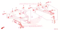 VOOR ARM voor Honda FOURTRAX 520 FOREMAN 4X4 BASE 4CM 2024
