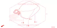 ZADEL voor Honda FOURTRAX 520 FOREMAN 4X4 BASE 4CM 2024