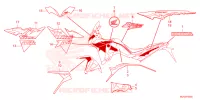 EMBLEEM/STREEP voor Honda AFRICA TWIN 1100 ADVENTURE SPORT 2024