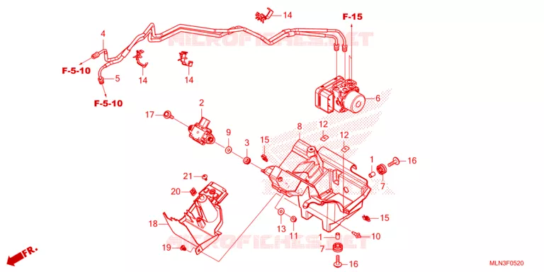 ABS MODULATOR Honda MOTO 1100 AFRICA-TWIN 2024  CRF1100D3R