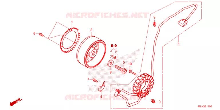 ALTERNATORE Honda MOTO 1100 AFRICA-TWIN 2024  CRF1100D3R