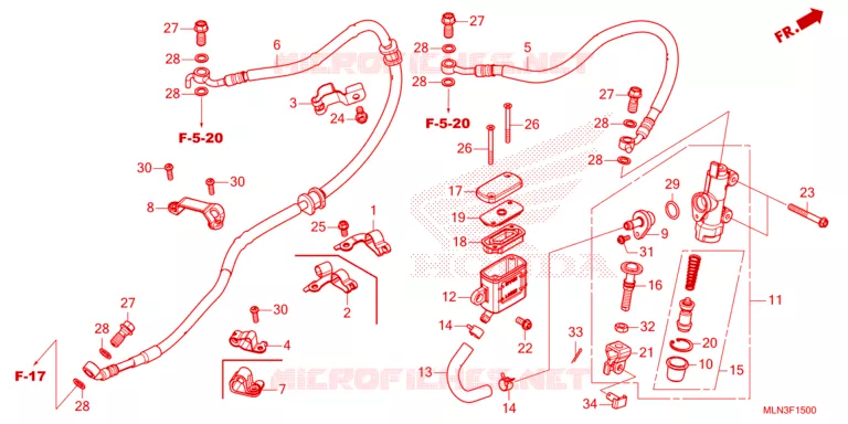 REMPOMP ACHTER Honda MOTO 1100 AFRICA-TWIN 2024  CRF1100D3R