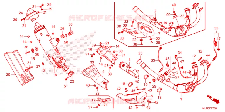 UITLAATDEMPER Honda MOTO 1100 AFRICA-TWIN 2024  CRF1100D3R