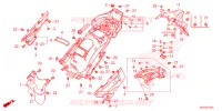 ACHTERSPATBORD  voor Honda AFRICA TWIN 1100 DCT ADVENTURE SPORT 2024
