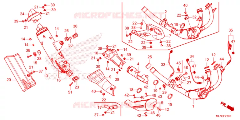 UITLAATDEMPER Honda MOTO 1100 AFRICA-TWIN 2024  CRF1100DL4R