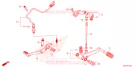 PEDAAL voor Honda CBR 500 R ABS 2024